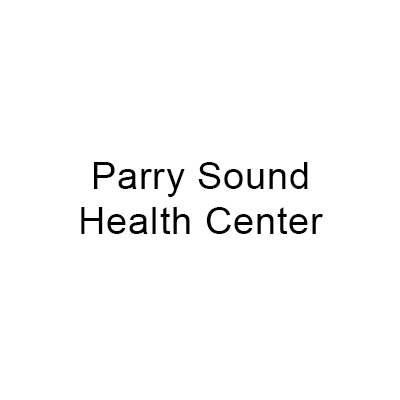 The words "Parry Sound Health Center" are displayed in black text on a white background.